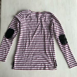 Red and white striped shirt
